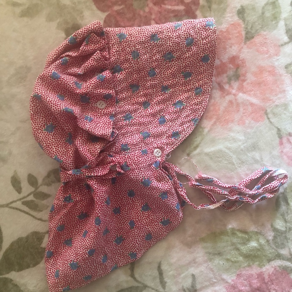 Pink and Blue Kids Bonnet